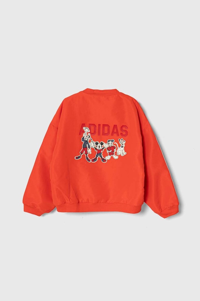 Detská bunda bomber adidas IN7296 červená SS24