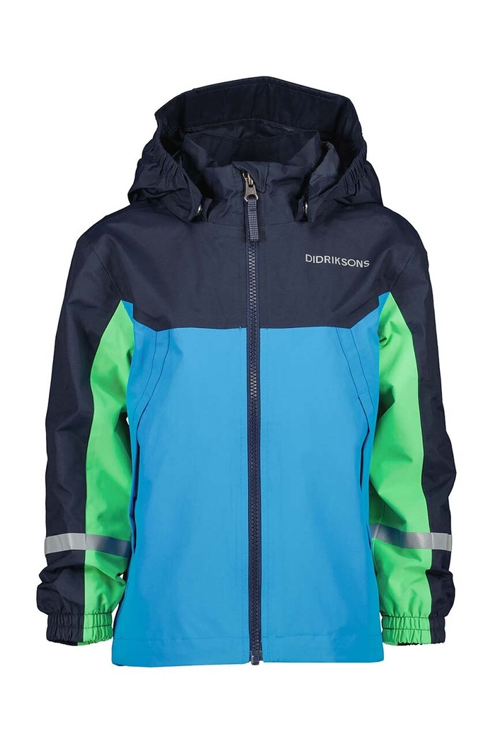 Dětská bunda Didriksons PILVI KIDS JKT 505267 zelená SS25