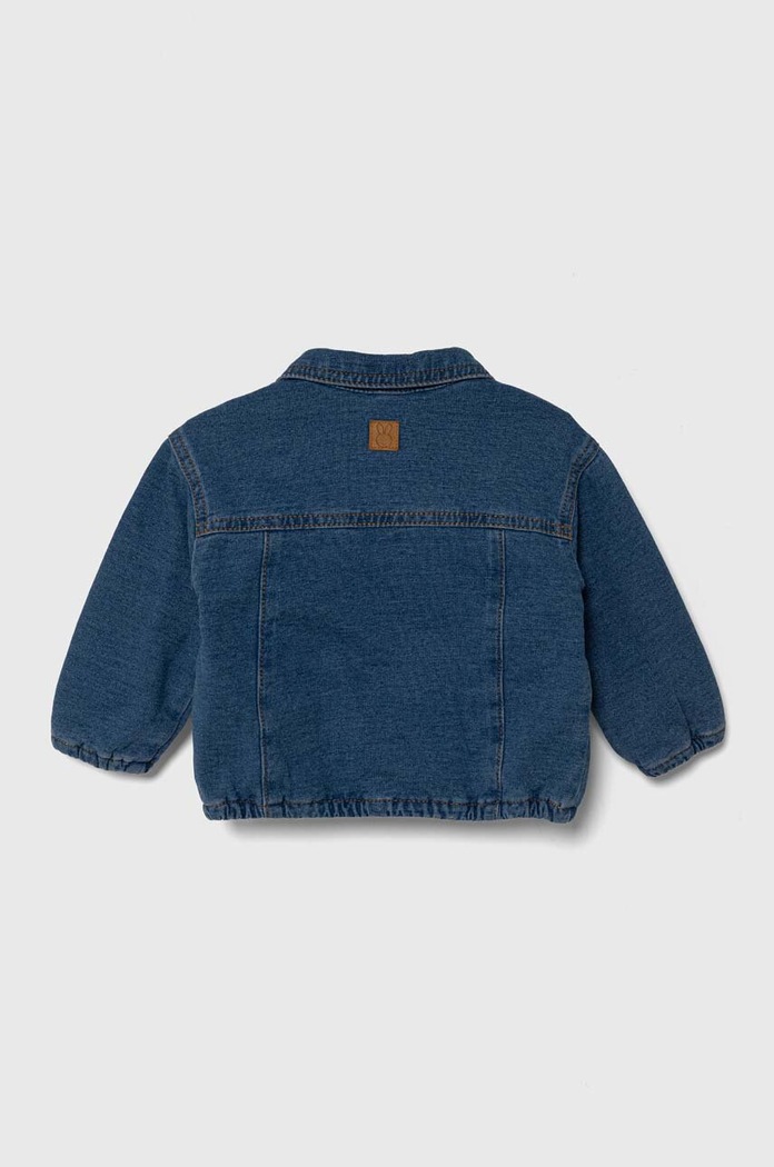 Βρεφικό τζιν μπουφάν United Colors of Benetton 2BAYAN00P.W.Seasonal μπλε SS24
