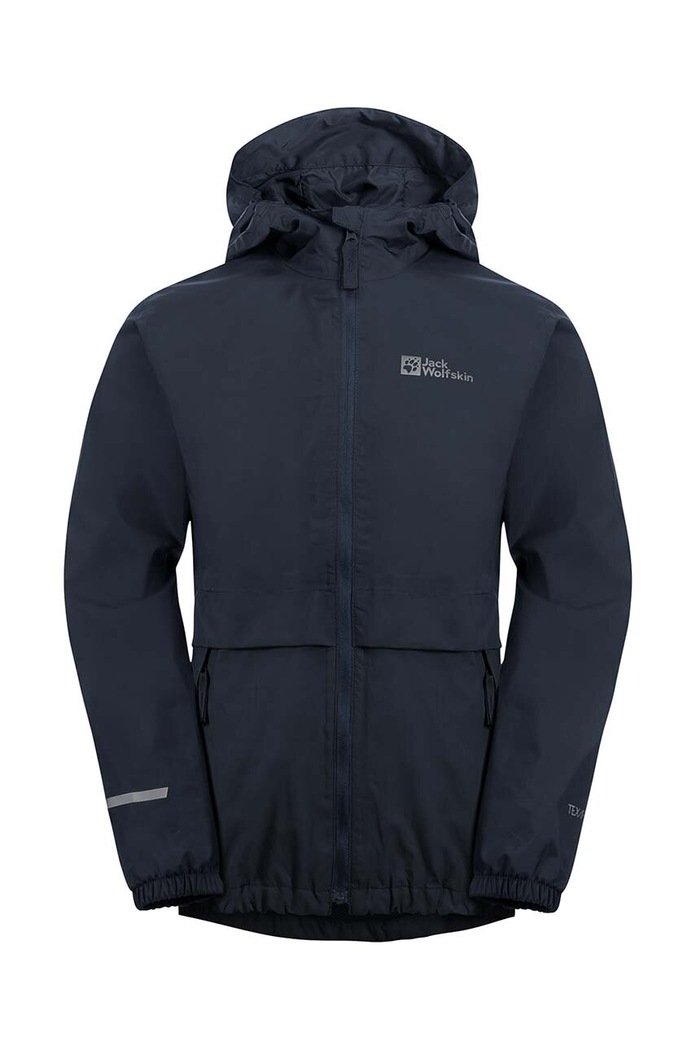 Jack Wolfskin kurtka przeciwdeszczowa dziecięca RAINY DAYS pozostałe granatowy 1610571.92.152