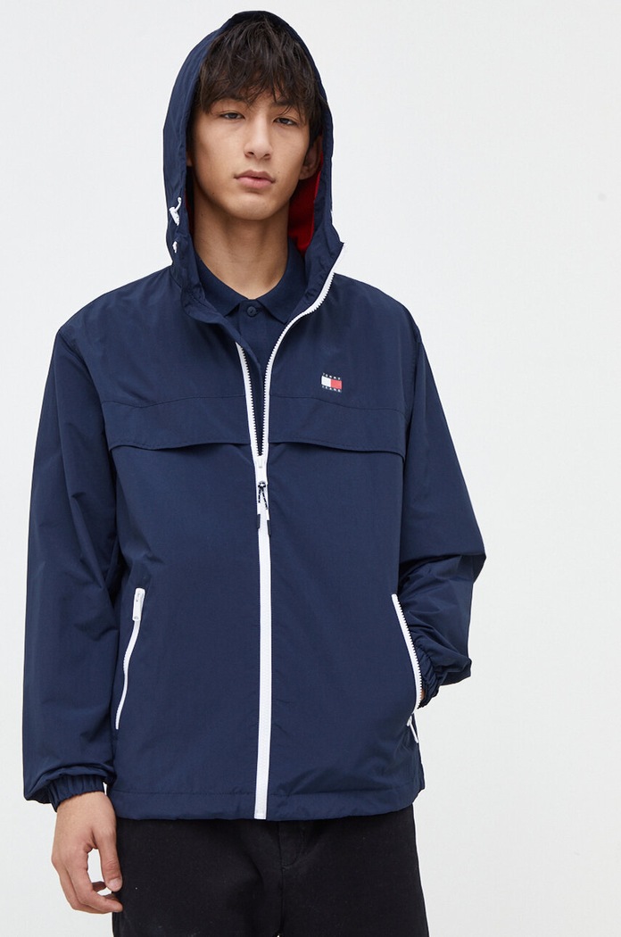 Tommy Jeans kurtka pozostałe granatowy DM0DM17983