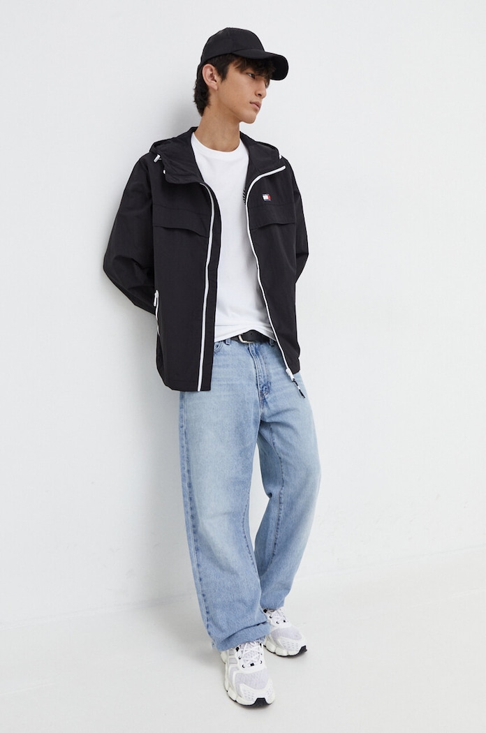 Tommy Jeans kurtka pozostałe czarny DM0DM17983