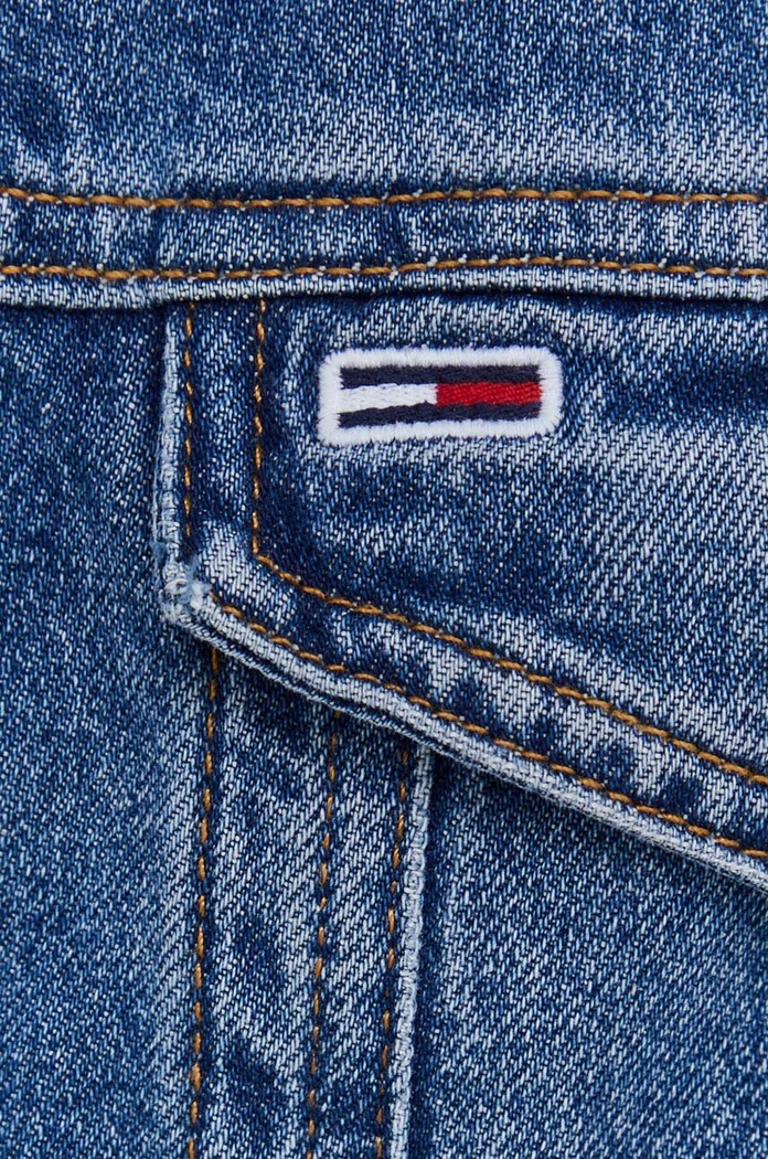Džínová bunda Tommy Jeans DM0DM18241 modrá