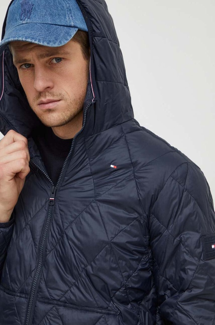 Bunda Tommy Hilfiger námořnická modř MW0MW34953