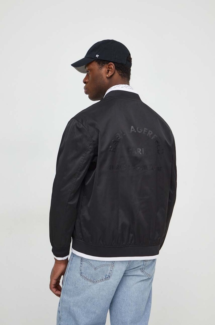 Odzież Karl Lagerfeld kurtka bomber 541550.505083 czarny