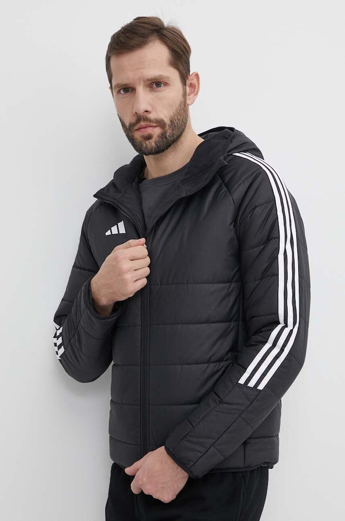 Športová bunda adidas Performance Tiro 24 zateplené čierna IJ7388