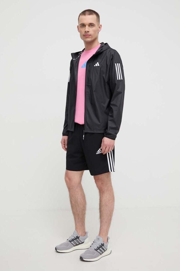 Bežecká bunda adidas Performance Own the Run IN1483 čierna AW25
