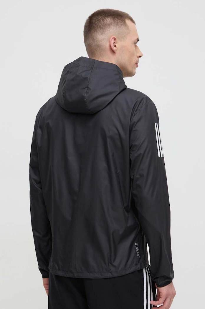 Oblečenie Bežecká bunda adidas Performance Own the Run IN1483 čierna