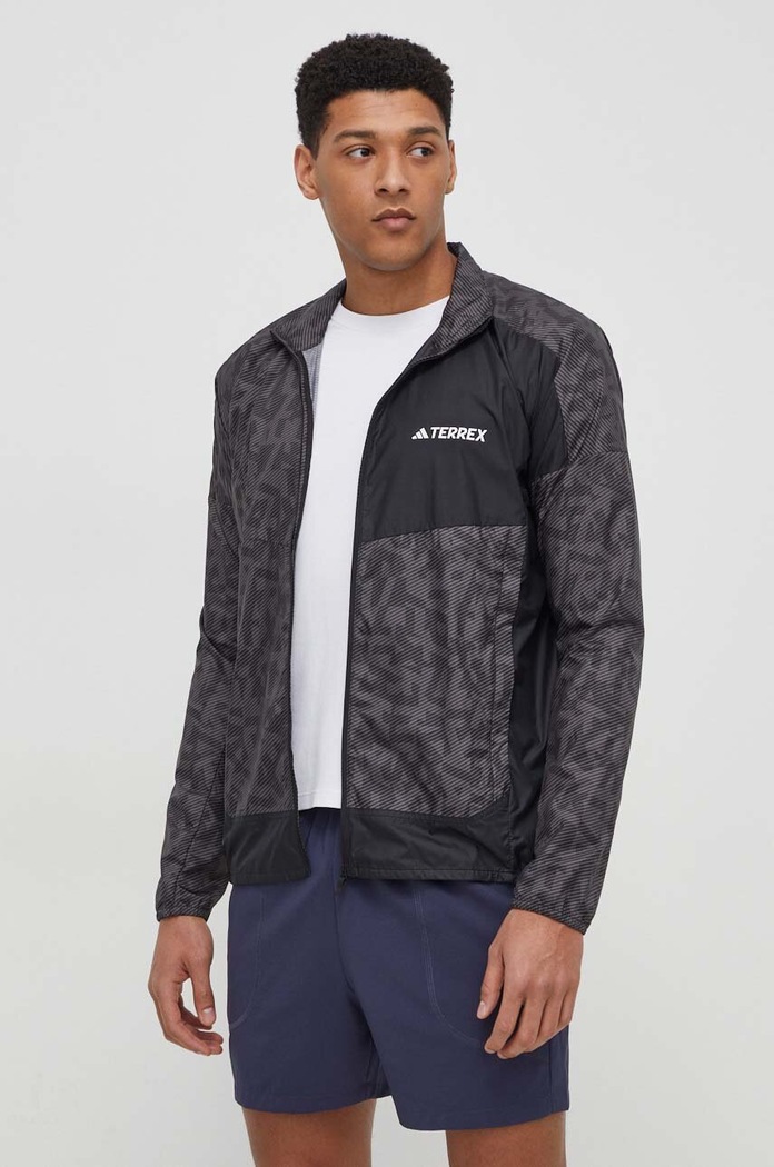adidas TERREX wiatrówka nieocieplane brązowy IN6726