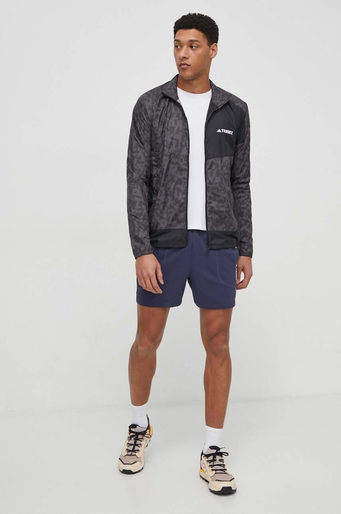 adidas TERREX wiatrówka IN6726 brązowy SS24