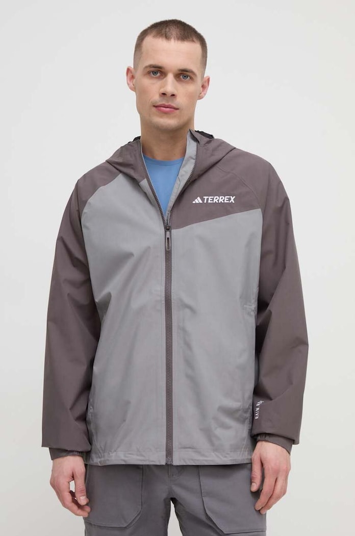 Kišna jakna adidas TERREX Multi bez tople podstave siva IP1430