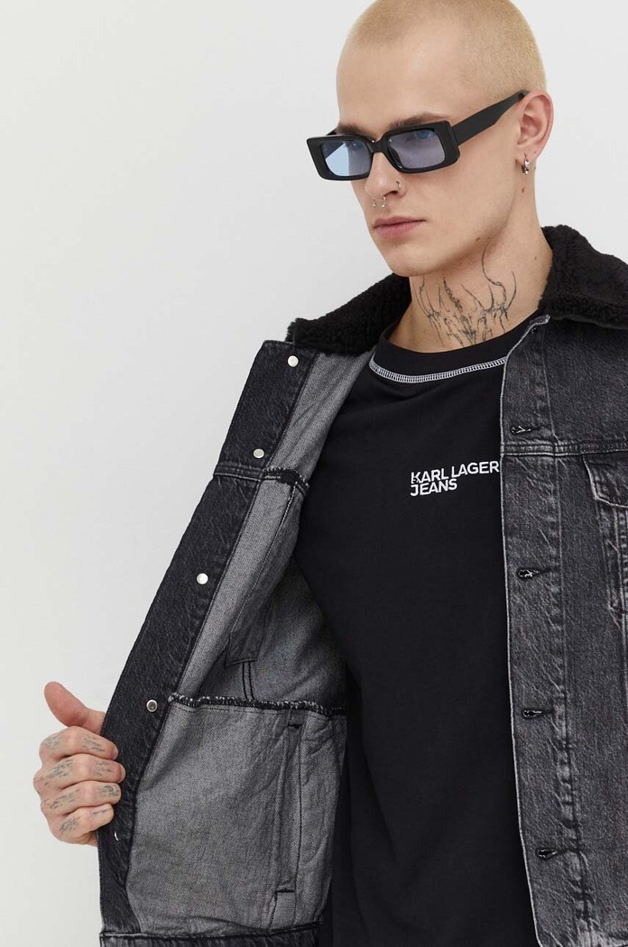 Džínová bunda Karl Lagerfeld Jeans 240D1400