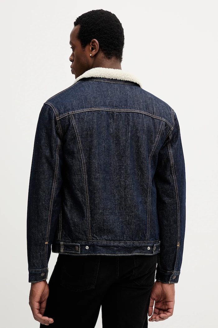 Odzież Levi's kurtka jeansowa 16365 granatowy