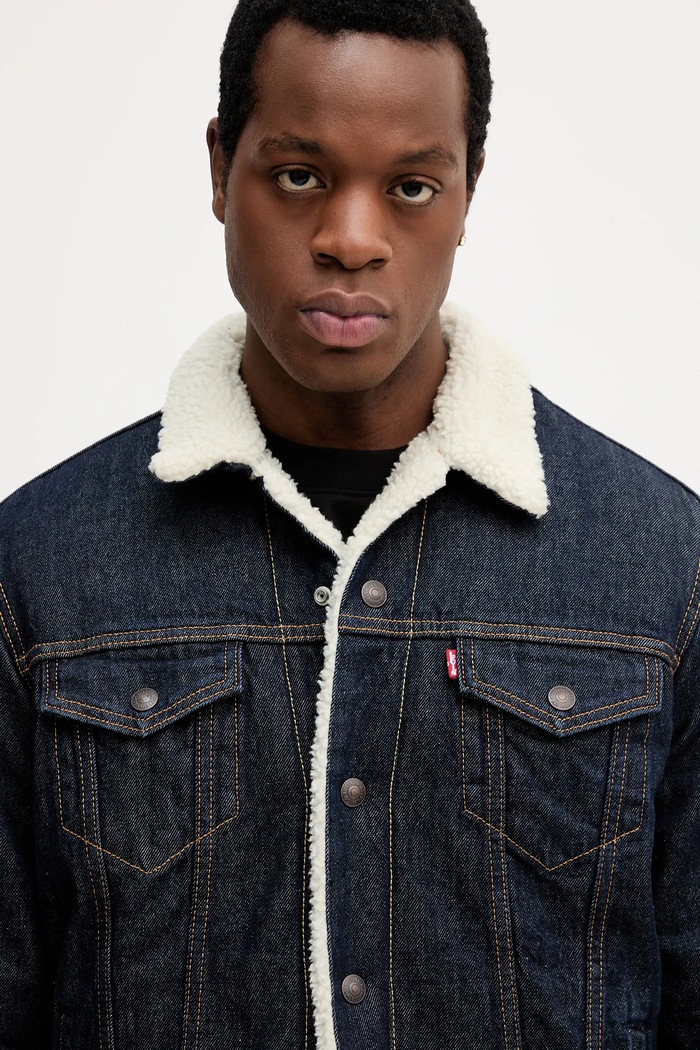Levi's kurtka jeansowa granatowy 16365