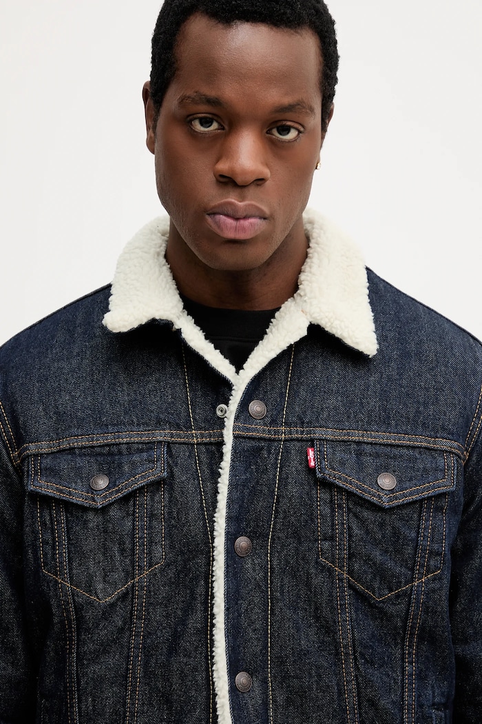 Levi's kurtka jeansowa granatowy 16365