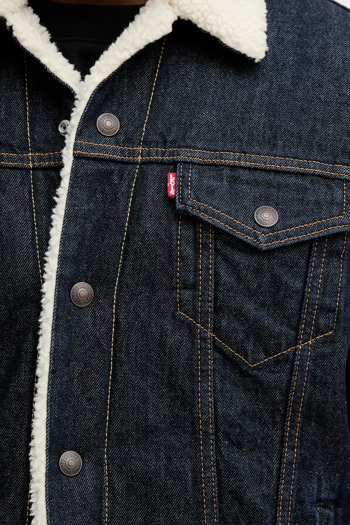 Levi's kurtka jeansowa 16365 granatowy
