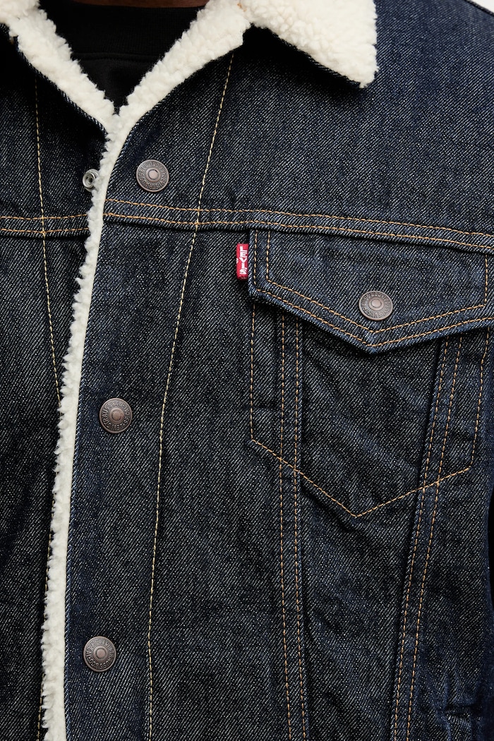 Levi's kurtka jeansowa 16365 granatowy