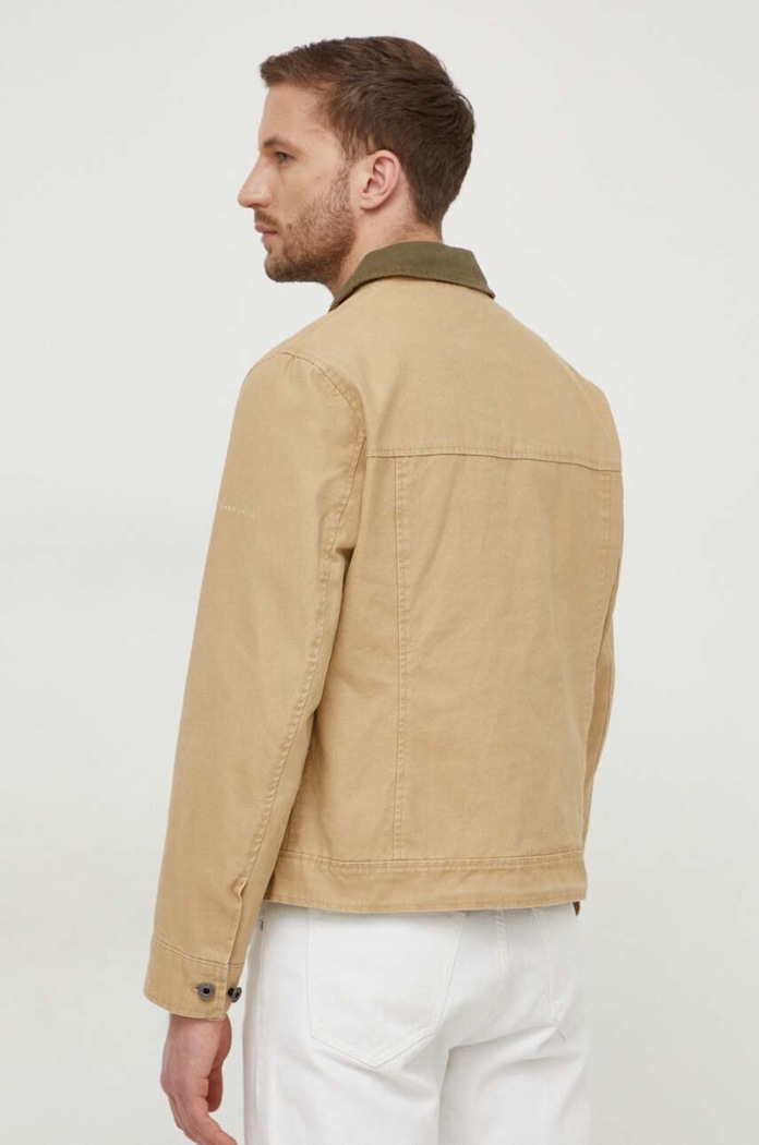 Odzież Pepe Jeans kurtka jeansowa VALTARI PM402879 beżowy