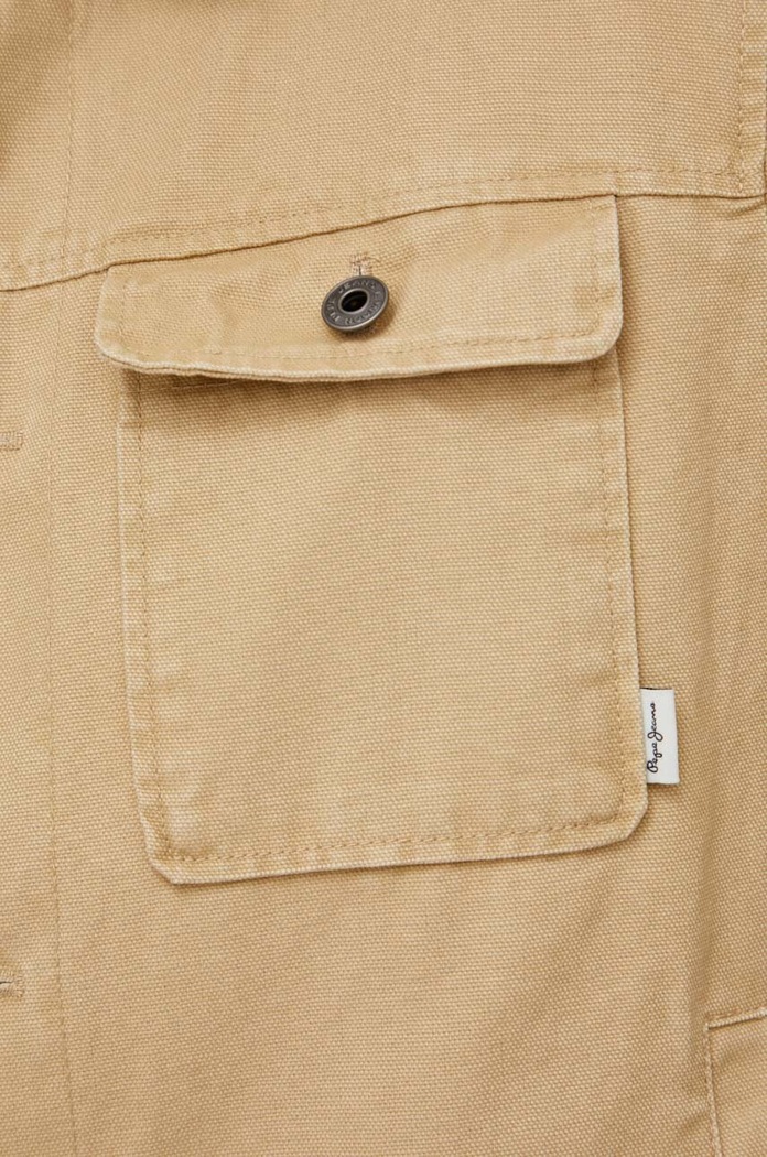 Pepe Jeans kurtka jeansowa VALTARI PM402879 beżowy