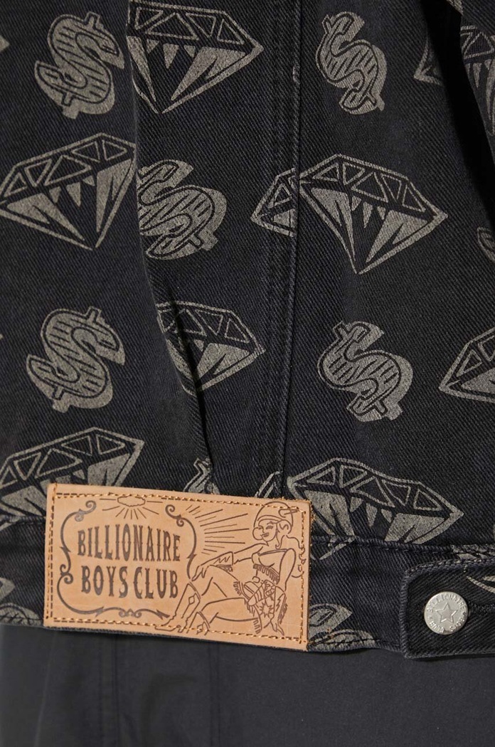 Billionaire Boys Club kurtka jeansowa Diamonds & Dollars Denim B23409