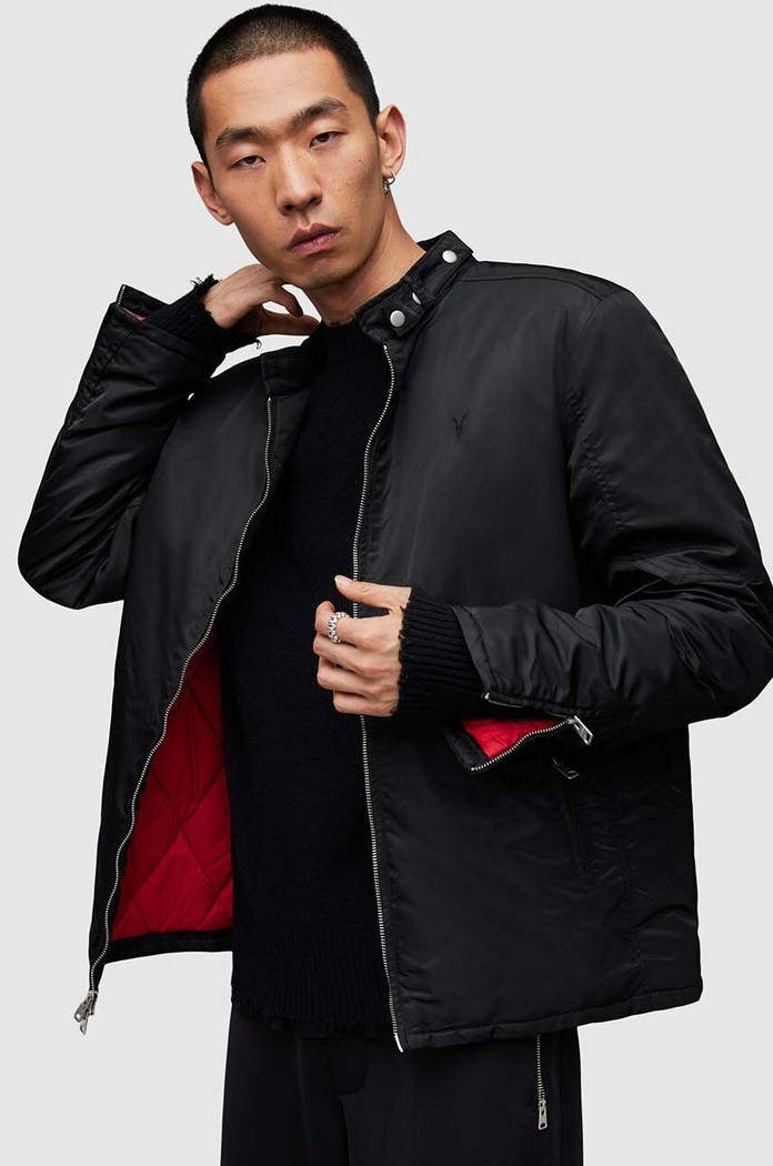 Îmbrăcăminte AllSaints Geaca Morphos MJ167Z negru