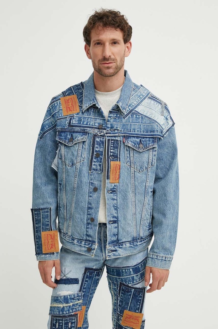 Levi's kurtka jeansowa niebieski 72334