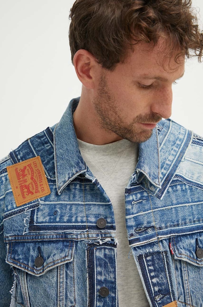 Levi's kurtka jeansowa 72334 niebieski