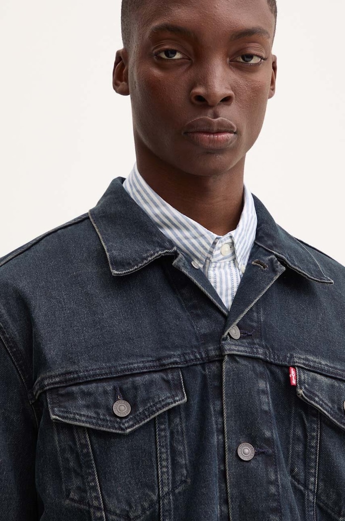 Levi's kurtka jeansowa granatowy 72334