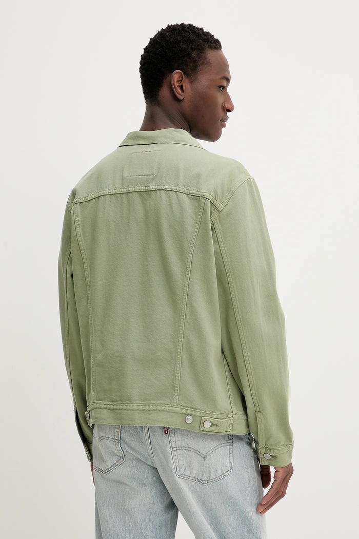 Odzież Levi's kurtka jeansowa 72334 zielony