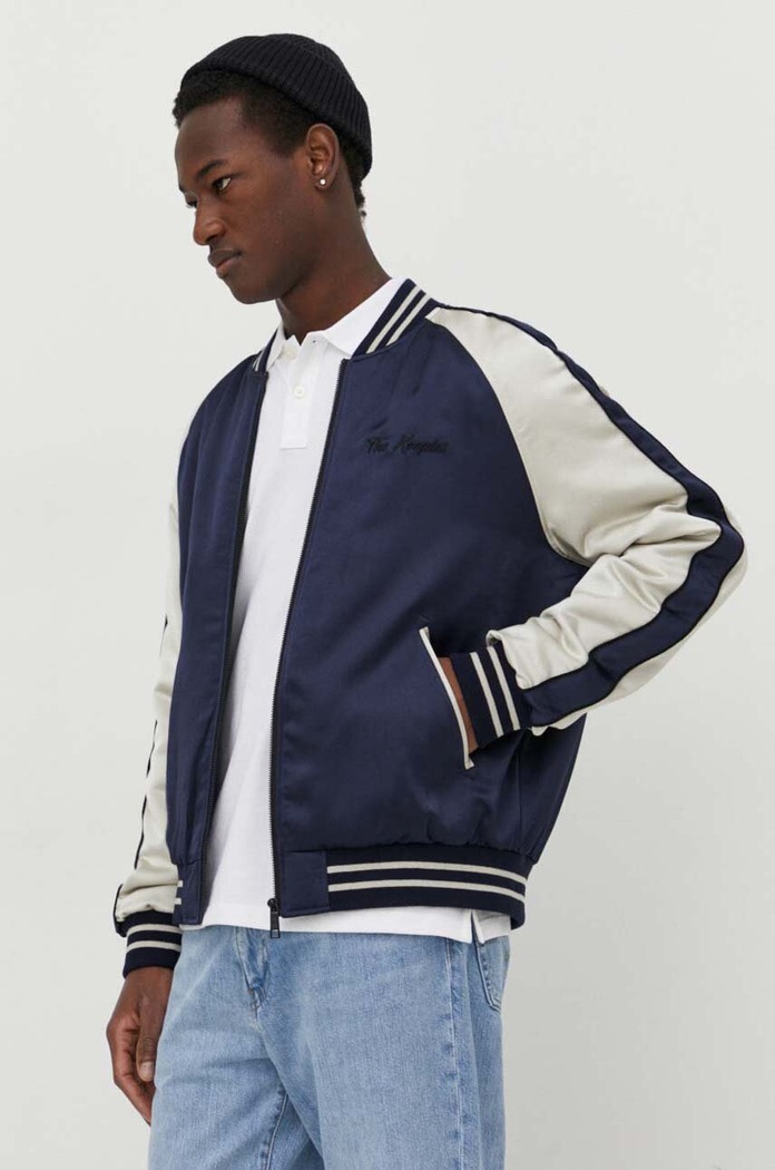 Яке бомбър The Kooples бомбър тъмносин HBLO28004K