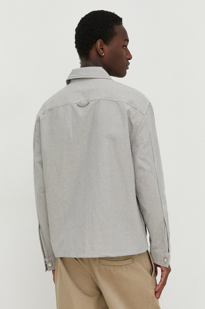 Ρούχα Τζιν μπουφάν Abercrombie & Fitch KI125.4037.304 γκρί