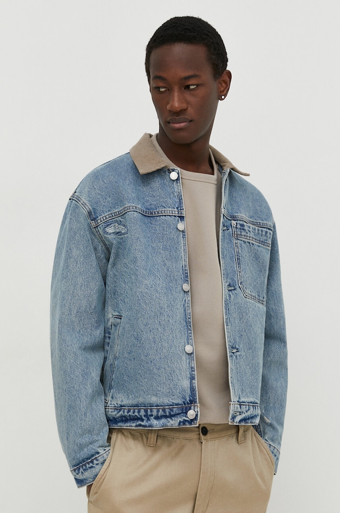 Abercrombie & Fitch Τζιν μπουφάν Abercrombie & Fitch μπλε KI132.4015.210