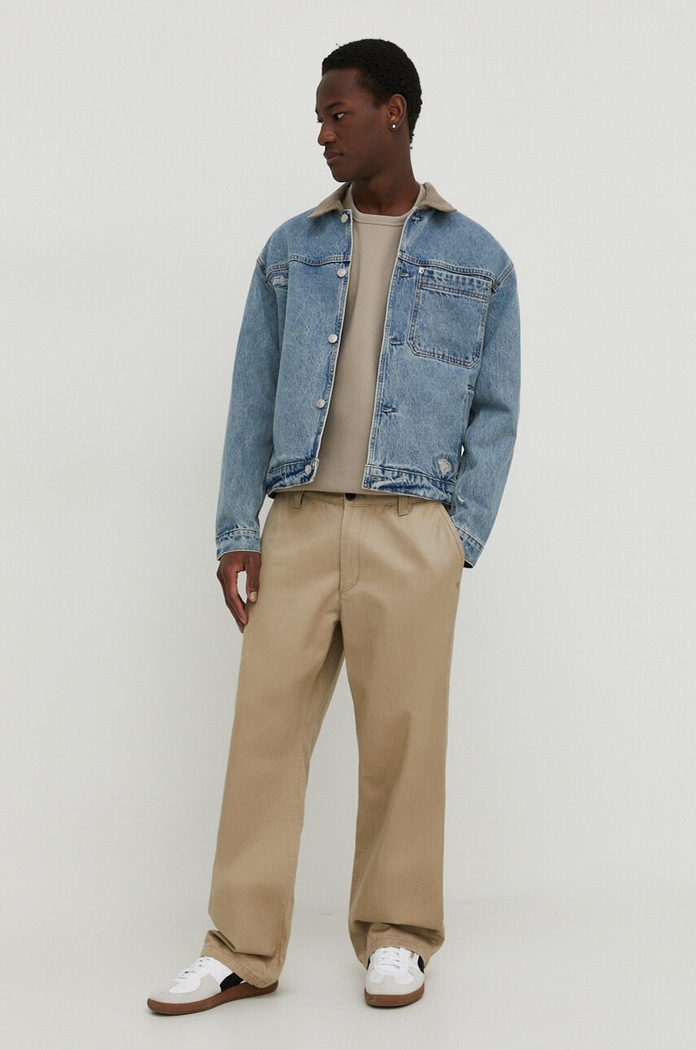 Abercrombie & Fitch Τζιν μπουφάν Abercrombie & Fitch KI132.4015.210 μπλε SS24