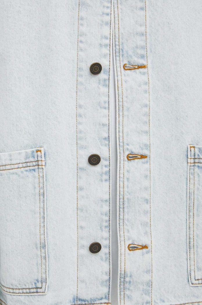 Džínová bunda American Vintage VESTE ML COL CHEMISE JOY16IE24