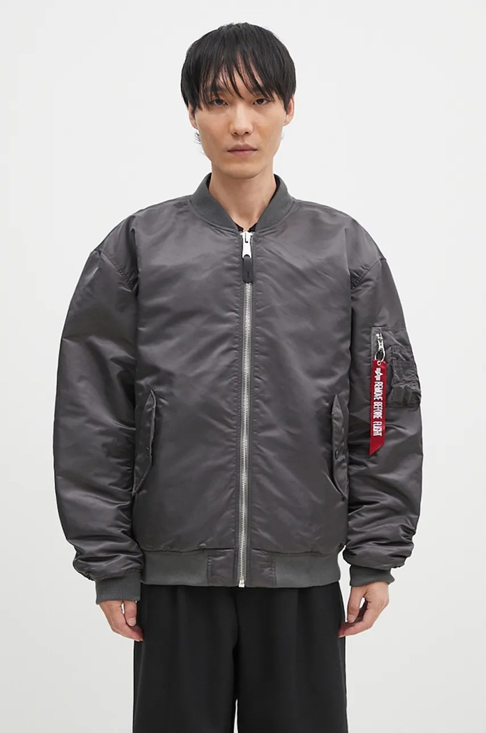 Bunda Alpha Industries MA-1 CS sivá 136136