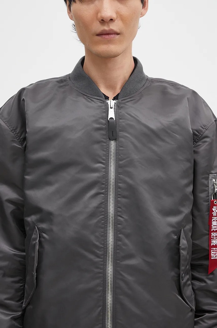 Bunda Alpha Industries MA-1 CS 136136 sivá