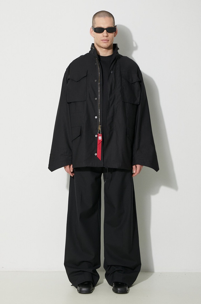 Alpha Industries kurtka M-65 100103 czarny SS25