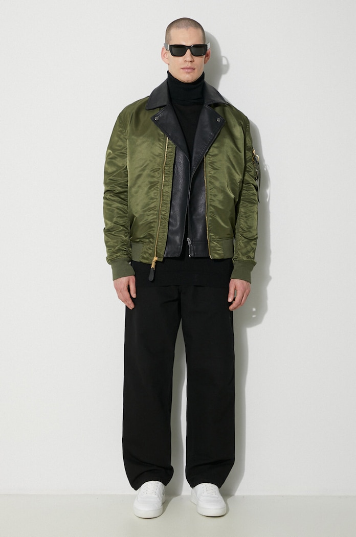 Куртка-бомбер Alpha Industries MA-1 VF 156101 зелёный SS24