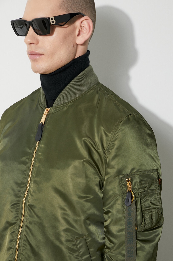 Куртка-бомбер Alpha Industries MA-1 VF 156101 зелёный