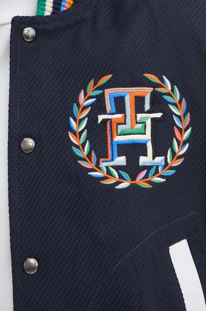 Bomber jakna Tommy Hilfiger MW0MW34475 mornarsko plava