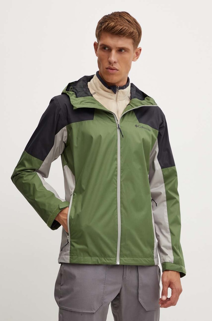 Jakna outdoor Columbia Inner Limits III bez tople podstave zelena 2071215