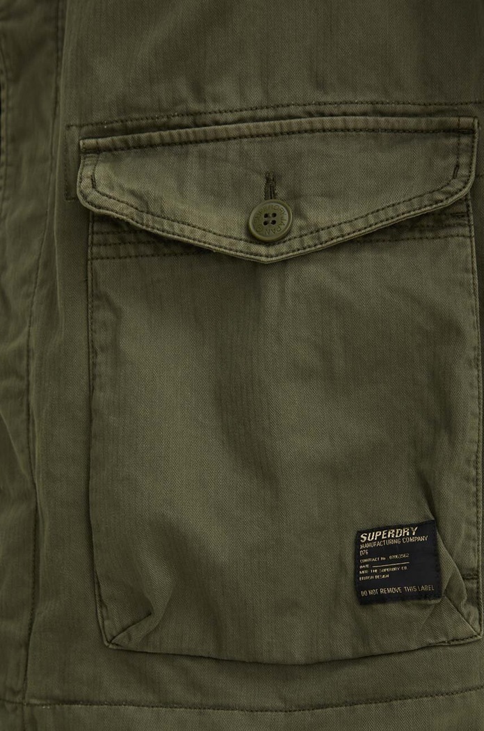 Памучно яке Superdry M5011858A.1KM зелен