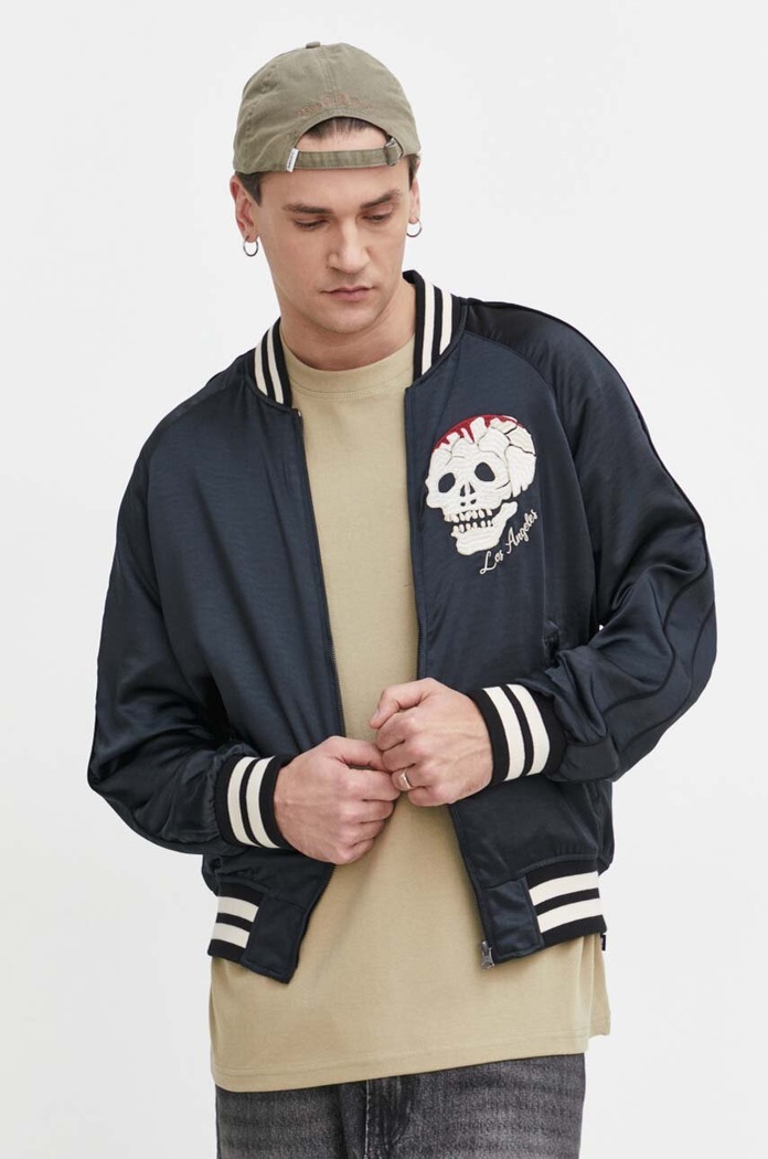Oblečení Bomber bunda Superdry M5011855A.12A černá