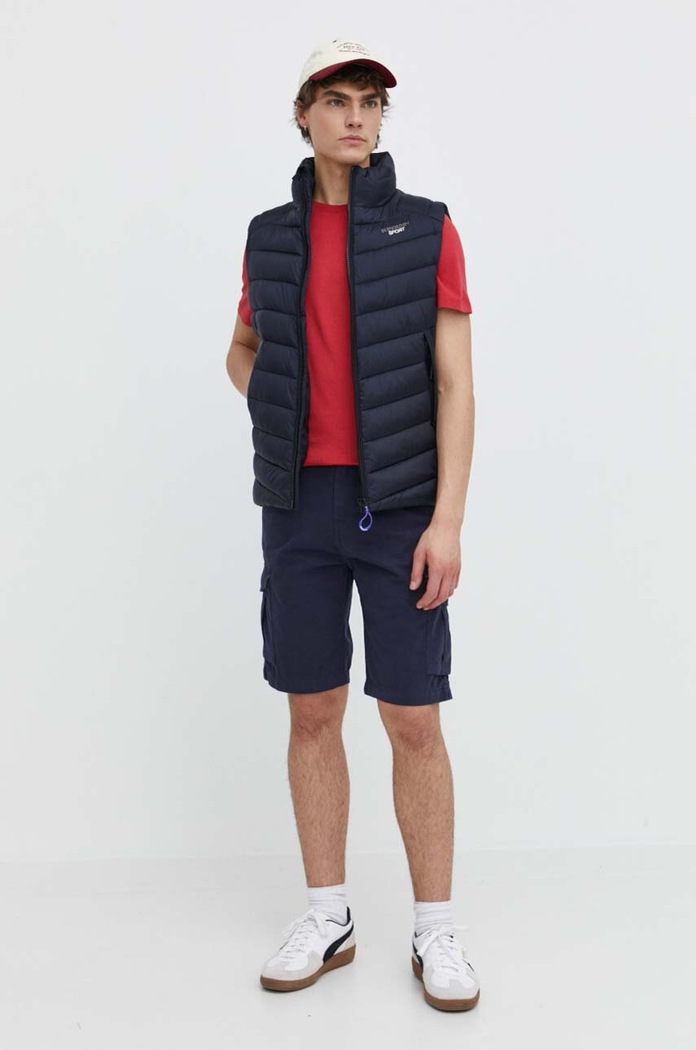 Superdry bezrękawnik M5011895A.98T granatowy SS24