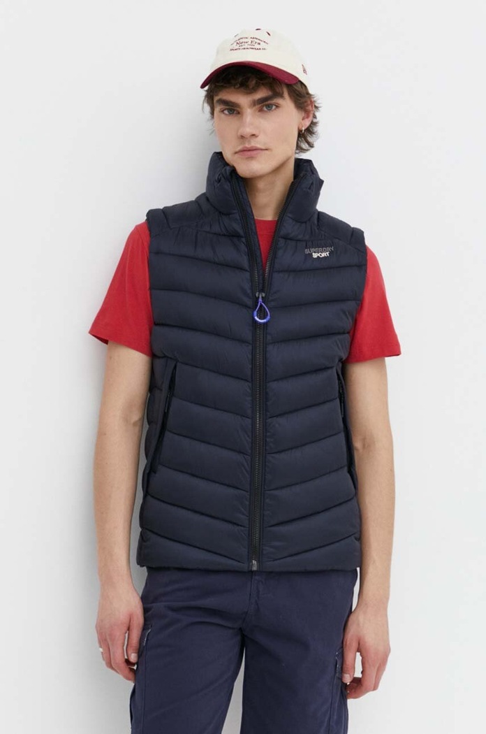 Superdry bezrękawnik granatowy M5011895A.98T