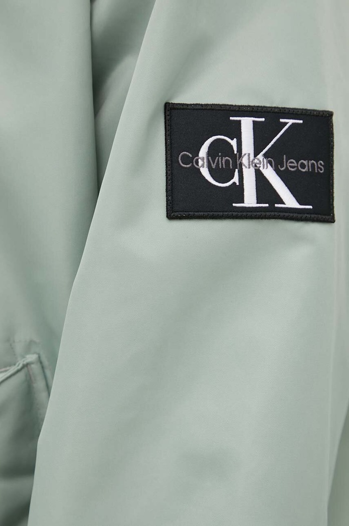 Bomber jakna Calvin Klein Jeans J30J325110 zelena
