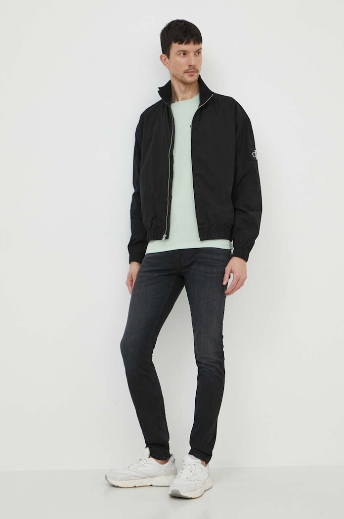 Bunda Calvin Klein Jeans J30J325316 čierna SS24