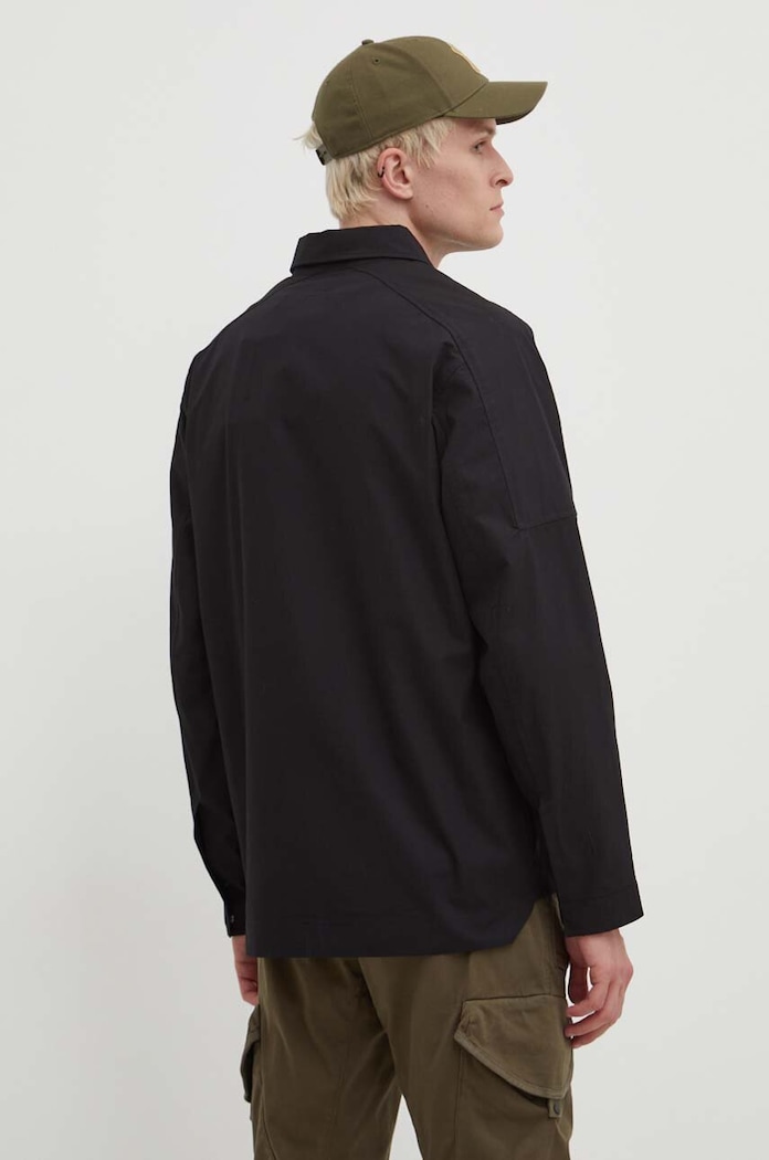 Odjeća Pamučna jakna A-COLD-WALL* Zip Overshirt ACWMSH138A crna