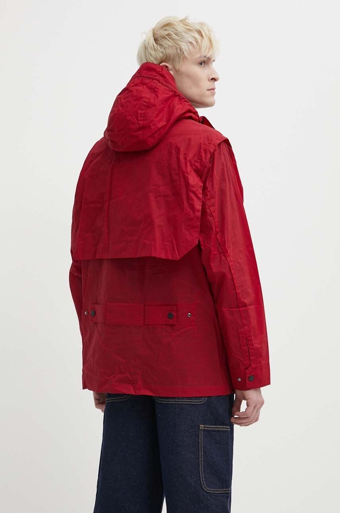 Ρούχα Βαμβακερό σακάκι A-COLD-WALL* Cargo Storm Jacket ACWMO254 κόκκινο