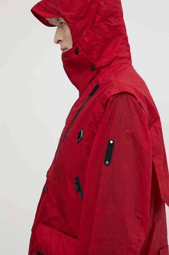 Βαμβακερό σακάκι A-COLD-WALL* Cargo Storm Jacket ACWMO254 κόκκινο
